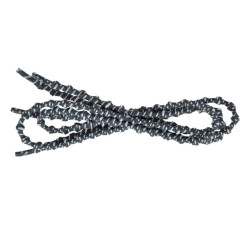 RUNNING LACES uzlíkové tkaničky bílošedé 90 cm