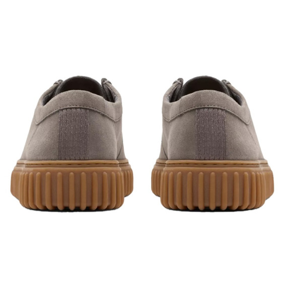 detail OBUV CLARKS TORHILL LO GREY SUEDE