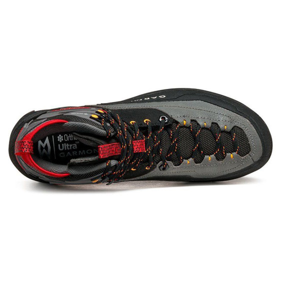 detail AKRON MID GTX, black/garmont orange, obuv Garmont *