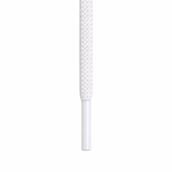 detail Collonil tkaničky 120 cm slabé kulaté bílé 9506