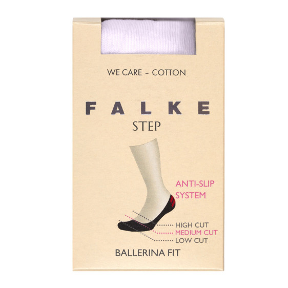 detail 46491 2000 white Falke ponožky do balerín