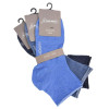 náhled 15267 Ponožky Olet unisex kotníkové bavlněné ruličkové 3 páry v balení