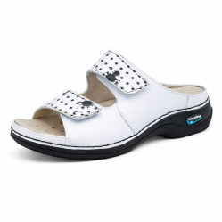 OBUV NURSING CARE VIENA BÍLÁ A PUNTÍKY WG8F7510