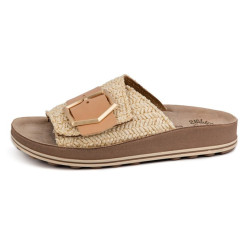 Korina Vanilla Raffia Obuv Fantasy Sandals
