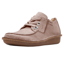 Funny Dream Light Pink Suede Obuv Clarks