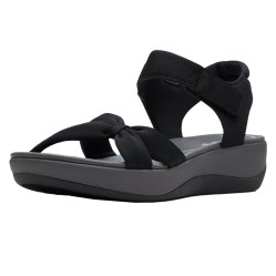 Arla Shore Black Textile Obuv Clarks