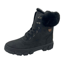 AURELIE Dark black Obuv Looke