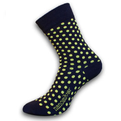 PONOŽKY SPOLEČENSKÉ S 35/38 ŽLUTÝ PUNTÍK