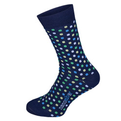 PONOŽKY SPOLEČENSKÉ M 39/43 ŽLUTÉ PUNTÍKY