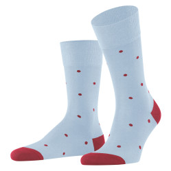 PONOŽKY FALKE DOT 13269 6594 LIGHT BLUE 39-42