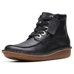 OBUV CLARKS FUNNY CEDAR BLACK LEATHER