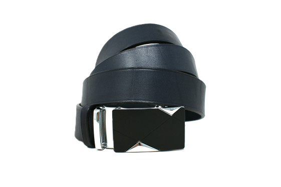 detail OPASEK VALEŠOVÁ AUTOMATICKÁ PŘEZKA ČERNÝ 120/3,5 CM