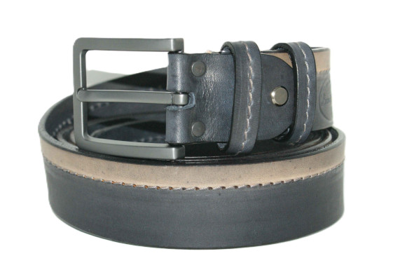 detail OPASEK VALEŠOVÁ ČERNOŠEDÝ PROŠITÝ 110/4 CM