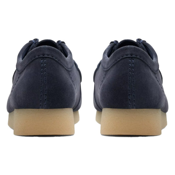 detail OBUV CLARKS WALLABEE EVOSH NAVY SUEDE