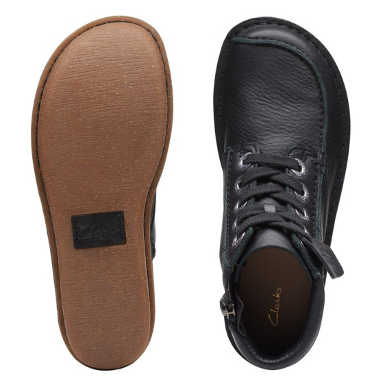 detail OBUV CLARKS FUNNY CEDAR BLACK LEATHER