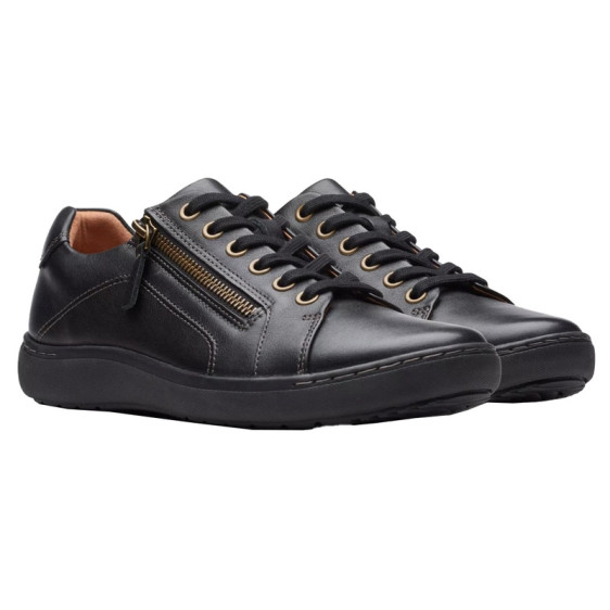 detail OBUV CLARKS NALLE LACE BLACK