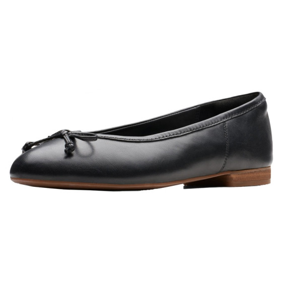 detail OBUV CLARKS FAWNA LILY BLACK LEATHER