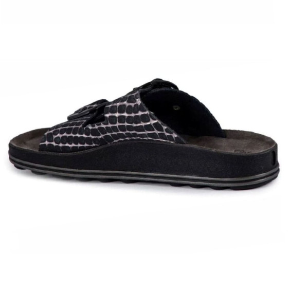 detail Despoina Black Croco Obuv Fantasy Sandals