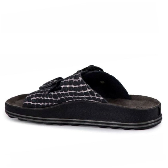 detail Despoina Black Croco Obuv Fantasy Sandals