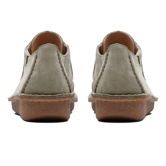 detail Funny Dream Light Green Suede Obuv Clarks