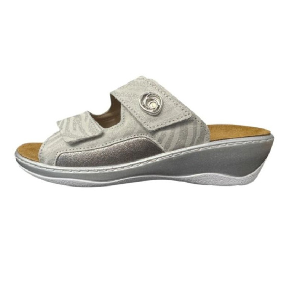 detail DUAL A418 TNK stříbrné Obuv Sanofit