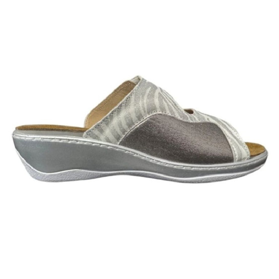 detail DUAL A418 TNK stříbrné Obuv Sanofit