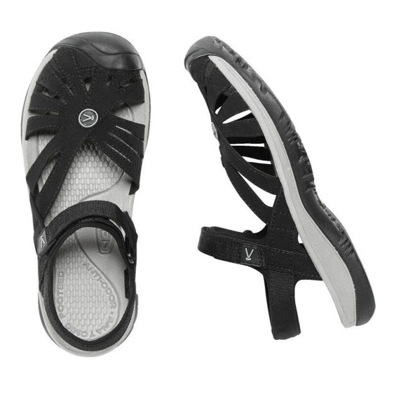 detail Rose Sandal W Black/neutral gray Obuv Keen