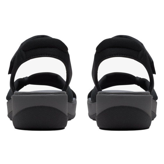 detail Arla Shore Black Textile Obuv Clarks