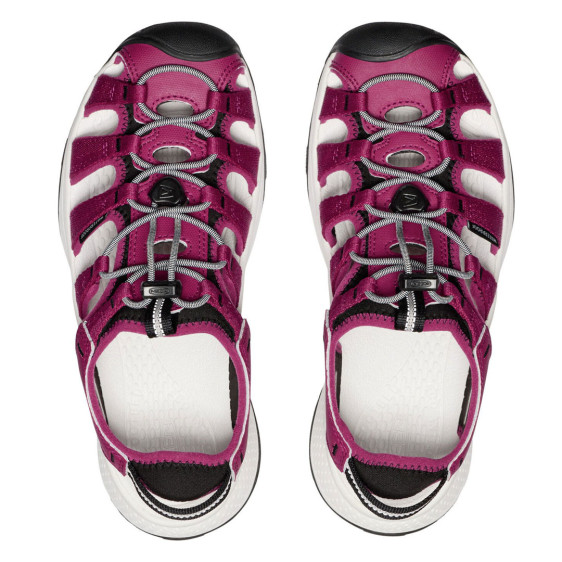 detail Astoria West Sandal Women Beaujolais/star white Obuv Keen
