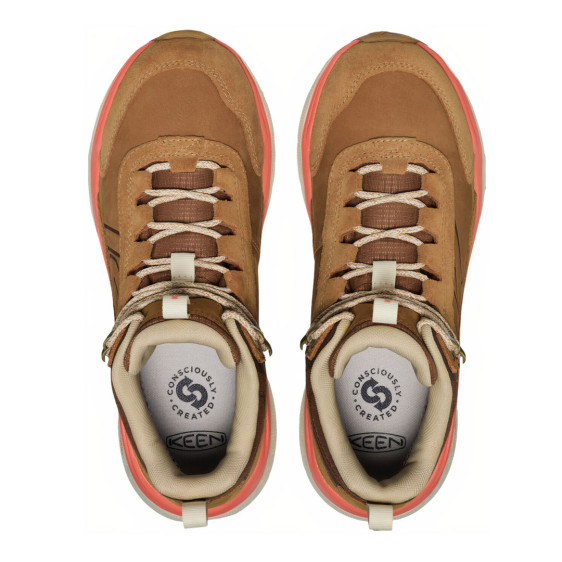 detail Leiki Leather MID WP W chipmunk/birch Obuv Keen