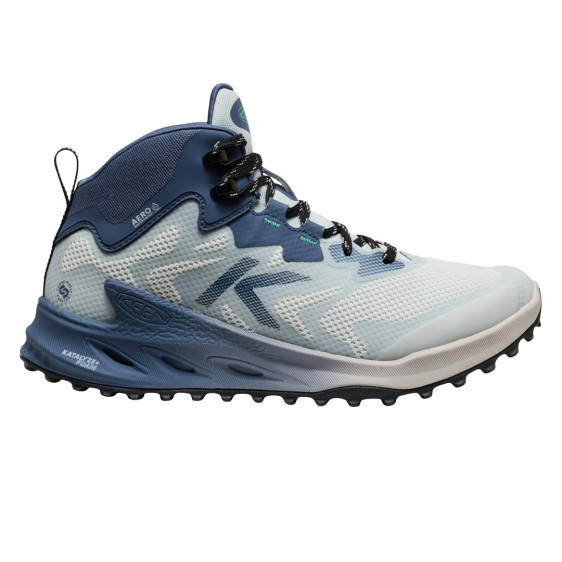 detail ZIONIC NXT MID WP W, ballad blue/winter green, obuv Keen *