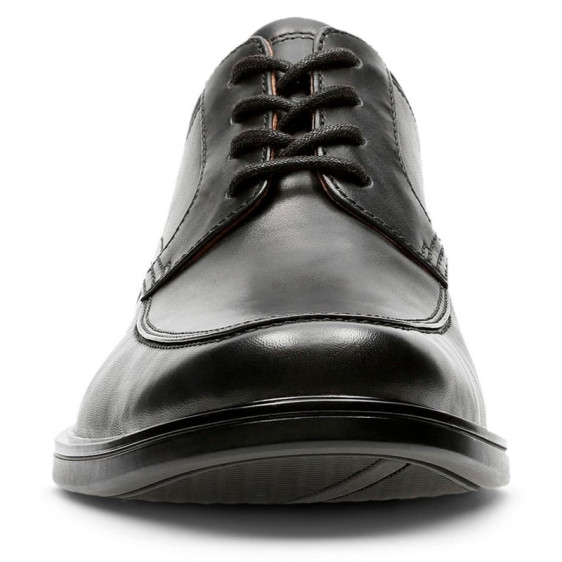 detail OBUV CLARKS UN ALDRIC PARK BLACK LEATHER