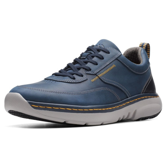 detail OBUV CLARKS CLARKSPRO LACE NAVY LEATHER