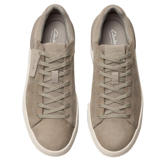detail Obuv Clarks Courtlite2 Run Grey Nubuck