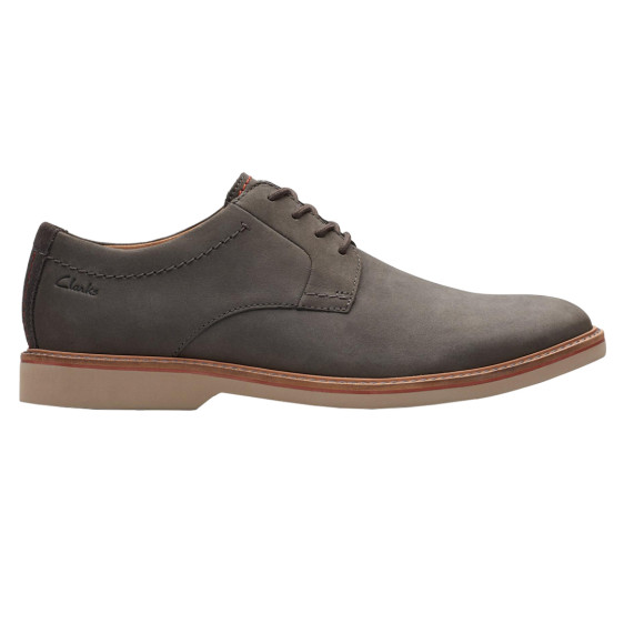 detail Obuv Clarks Atticus LTLace Dark Grey Nubuck