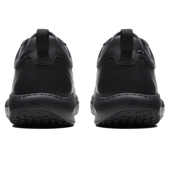 detail CLARKSPRO LACE BLACK LEATHER