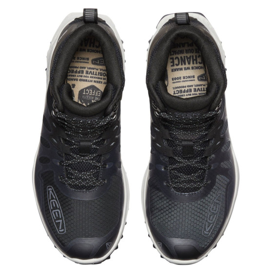 detail Zionic MID WP Men Black/steel grey Obuv Keen