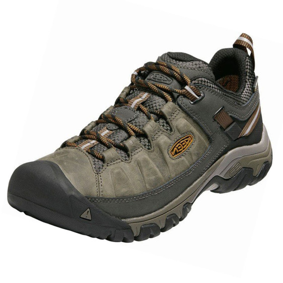detail Targhee III MID WP Men Black olive/golden brown Obuv Keen