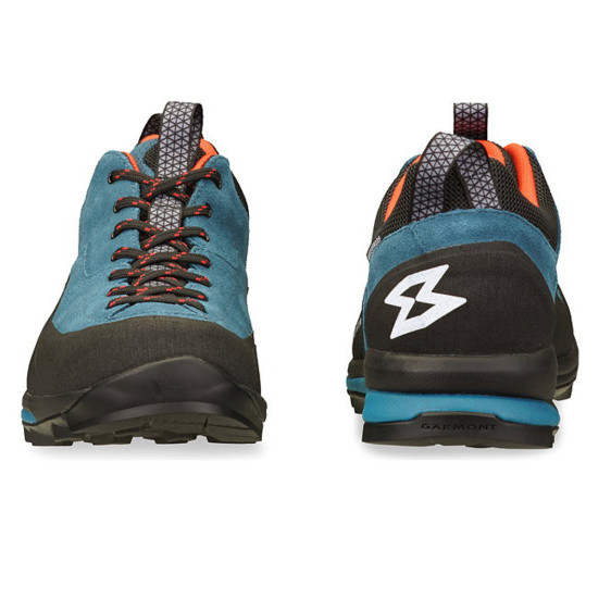 detail DRAGONTAIL WP, coral blue/fiesta red, obuv Garmont *