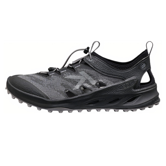 detail ZIONIC ADV MEN, triple black, obuv Keen *
