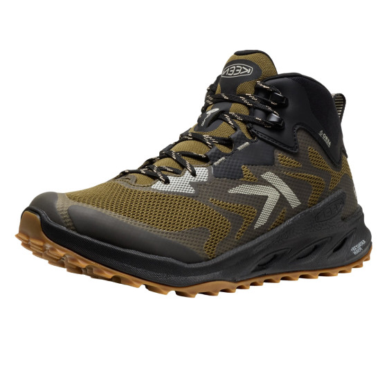 detail ZIONIC NXT MID WP MEN, dark olive/black, obuv Keen *