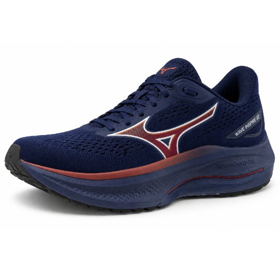 detail J1GC264455 Wave Inspire 22 Beacon Blue/Tomato Puree Obuv Mizuno