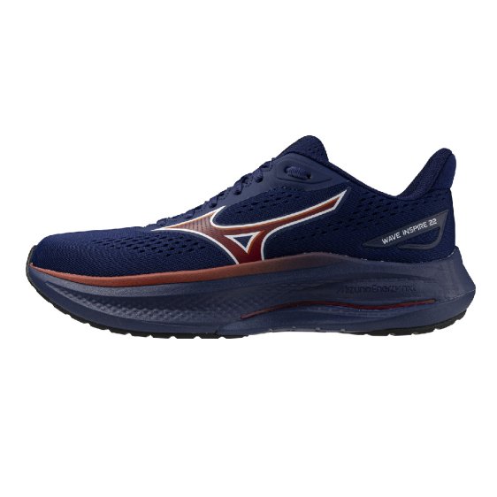 detail J1GC264455 Wave Inspire 22 Beacon Blue/Tomato Puree Obuv Mizuno