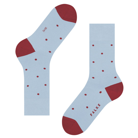 detail PONOŽKY FALKE DOT 13269 6594 LIGHT BLUE 43-46