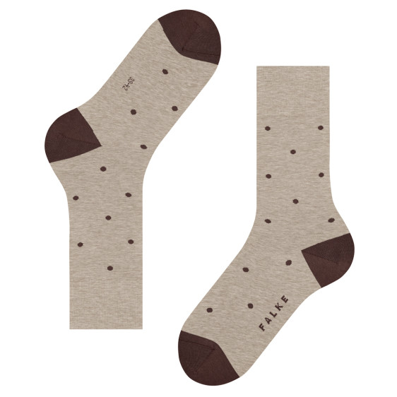detail PONOŽKY FALKE DOT 13269 4045 TAUPE MEL. 43-46