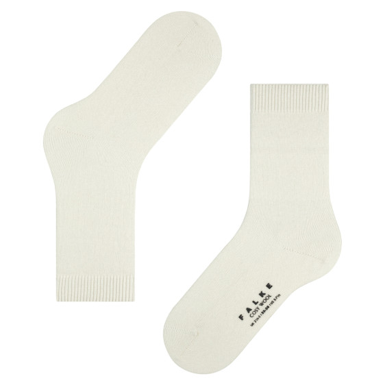 detail PONOŽKY FALKE COSY WOOL 47050 2040 OFF WHITE 39-42