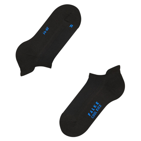 detail PONOŽKY COOL KICK 16609 3000 BLACK 39-41