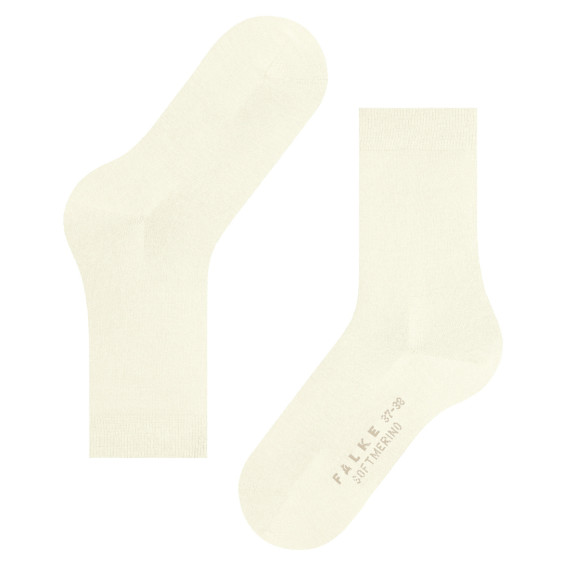 detail PONOŽKY FALKE SOFT MERINO 47488 2040 OFF WHITE 37-38