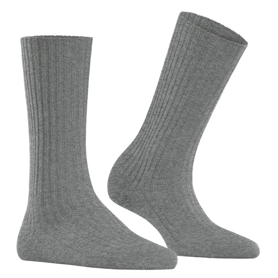 detail PONOŽKY FALKE COSY WOOL 47080 3390 LIGHT GREY 35-38