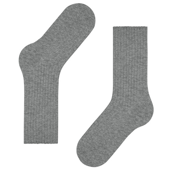 detail PONOŽKY FALKE COSY WOOL 47080 3390 LIGHT GREY 35-38